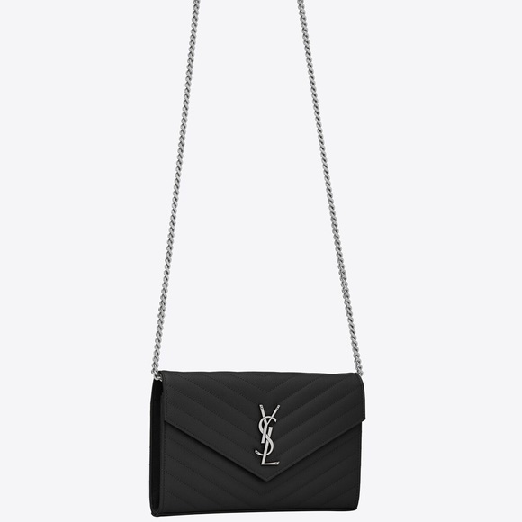 YSL MONOGRAM CHAIN WALLET like new - Picture 4 of 5